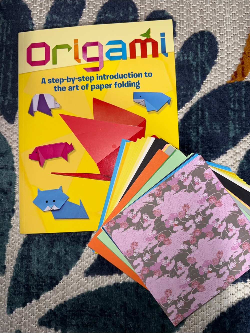 Origami Instruction Book & Folding Paper